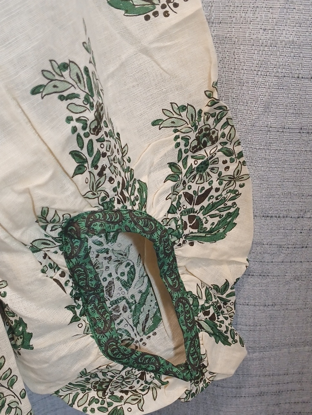 Tuckernuck  Jade Terrace Cotton Linen Rollins Dress Sz L NWT - Picture 6 of 7